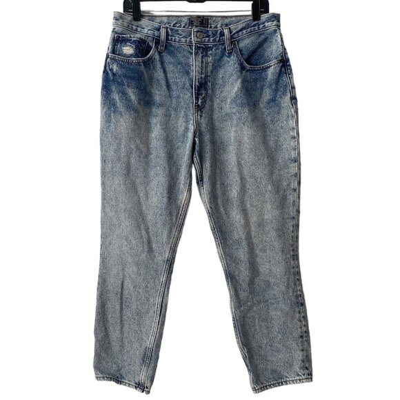 Abercrombie & Fitch Jeans Mom High Rise Acid‎ Wash - Picture 1 of 6